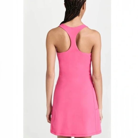 Sweaty Betty Power Workout Racerback Gym/Tennis Pink Tank Dress - Picture 2 of 6